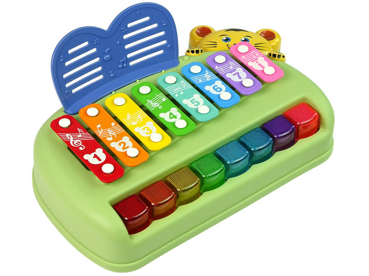Піаніно LEAN Toys Лев із ксилофоном (5904204759854) - зображення 3
