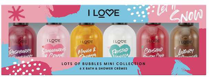 Kremowy żel pod prysznic I Love Lots Of Bubbles 6 szt x 100 ml (5060849630894) - obraz 1