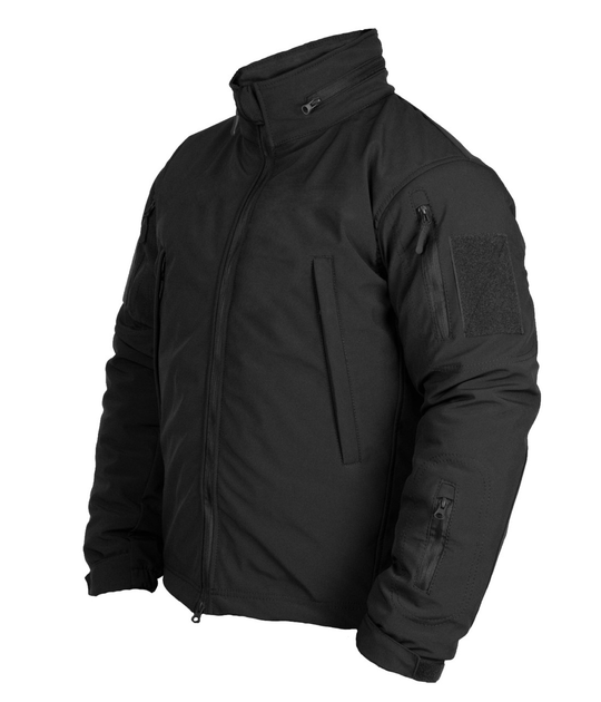 Зимова куртка WinTac Soft Shell Stalker Winter 2 in 1 M Black - зображення 1