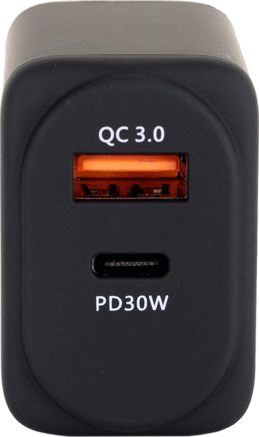 Ładowarka sieciowa Our Pure Planet USB-A + USB-C 30 W Black (9360069000467) - obraz 2