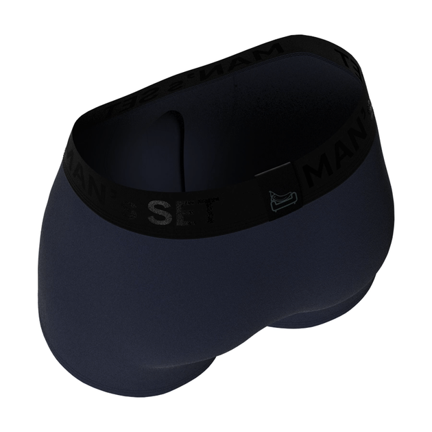 Чоловічі труси боксери анатомічні з бавовни Anatomic Classic 2.0 Black Series (темно-синій), р. 3XL - зображення 4