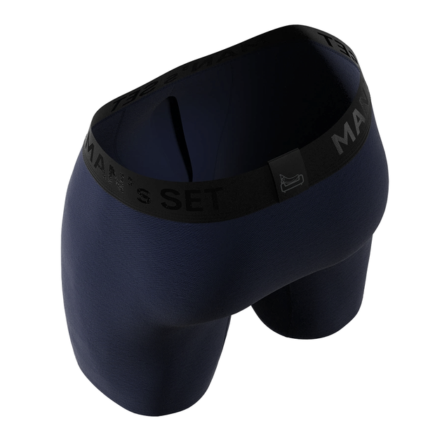 Трусы боксеры мужские хлопковые, Anatomic Long 2.0, Black Series, темно-синие 2XL BST140-46 - изображение 4
