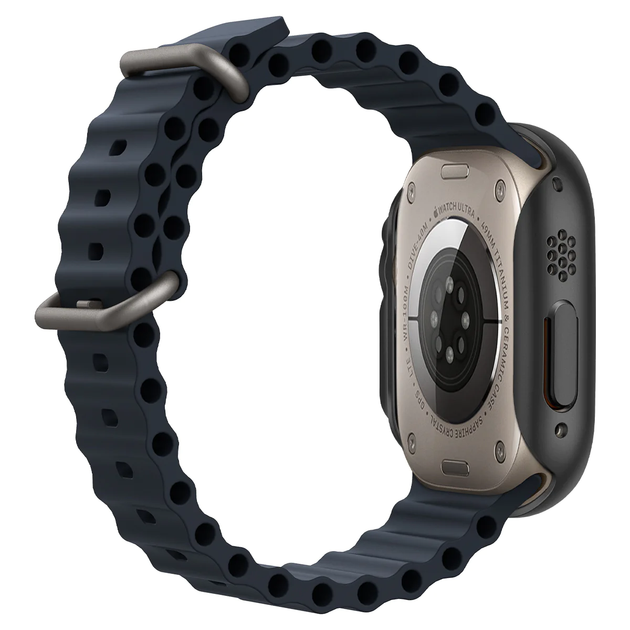 Чохол-накладка Spigen для Apple Watch Ultra (49mm) Thin Fit, Black - зображення 5