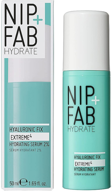 Сироватка для обличчя Nip + Fab Hydrate Hyaluronic Fix Extreme4 2% зволожуюча 50 мл (5056217808057) - зображення 1