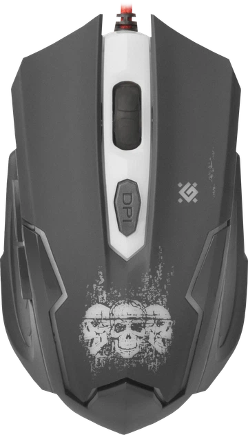 Мышь Defender Skull GM-180L USB Black (52180) - Фото 3 Мышь Defender Skull GM-180L USB Black (52180) - изображение 3