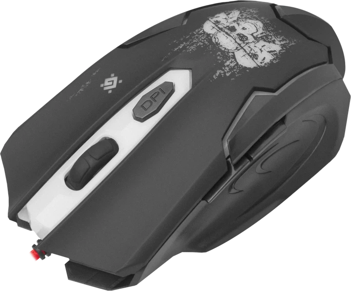 Мышь Defender Skull GM-180L USB Black (52180) - Фото 6 Мышь Defender Skull GM-180L USB Black (52180) - изображение 6