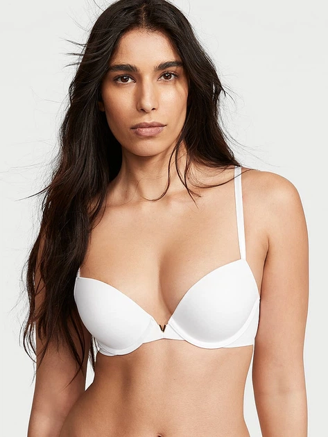 Бюстгальтер Victoria's Secret Push-Up Plunge Bra 32C Білий (26430128) - Фото 1 Бюстгальтер Victoria's Secret Push-Up Plunge Bra 32C Білий (26430128) - изображение 1
