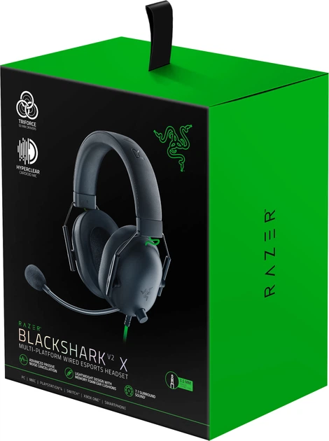 Наушники Razer Blackshark V2 X Black (RZ04-03240100-R3M1) - изображение 6