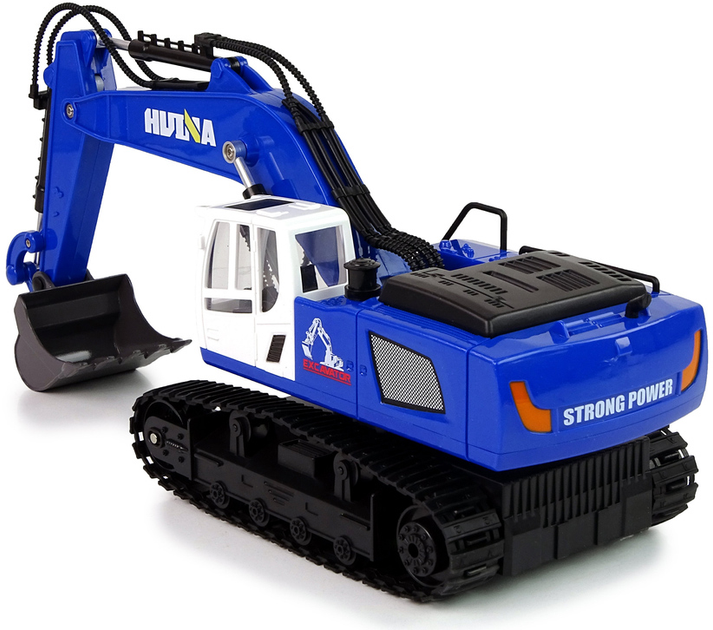 Koparka gąsienicowa zdalnie sterowana LEAN Toys 1:18 Niebieska (5904665999813) - obraz 4
