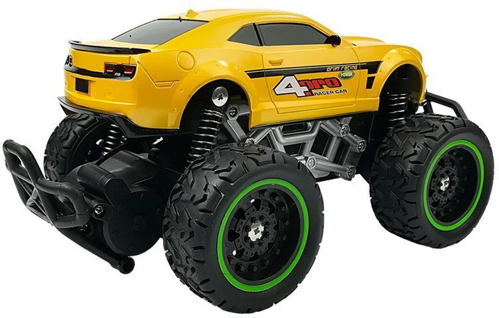 Позашляховик на радіокеруванні LEAN Toys Off-road Camaro 1:24 Жовтий (5908275994671) - зображення 6