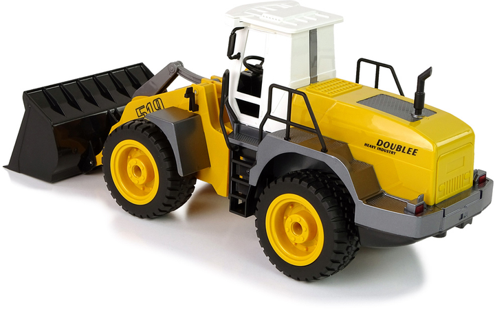 Koparka zdalnie sterowana LEAN Toys z dźwiękiem 1:20 Żółta (5905323210356) - obraz 4
