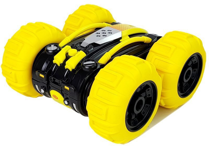 Samochód terenowy zdalnie sterowany LEAN Toys Amfibia 1:24 Żółty (5903802457957) - obraz 3