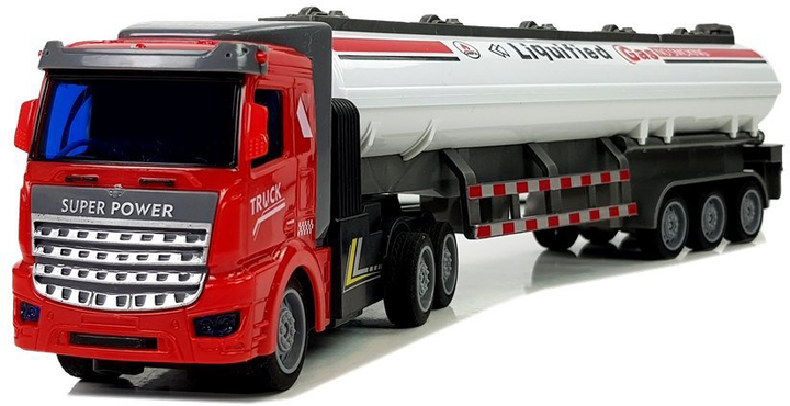 Ciężarówka zdalnie sterowana LEAN Toys 1:48 Czerwona (5904204750929) - obraz 3