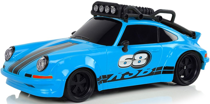 Спортивний автомобіль на радіокеруванні LEAN Toys із запасним колесом 1:18 Синій (5904665991213) - зображення 3