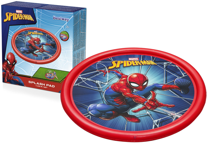 Basen dmuchany Bestway Spider-Man z fontanną 165 cm (6941607331743) - obraz 1