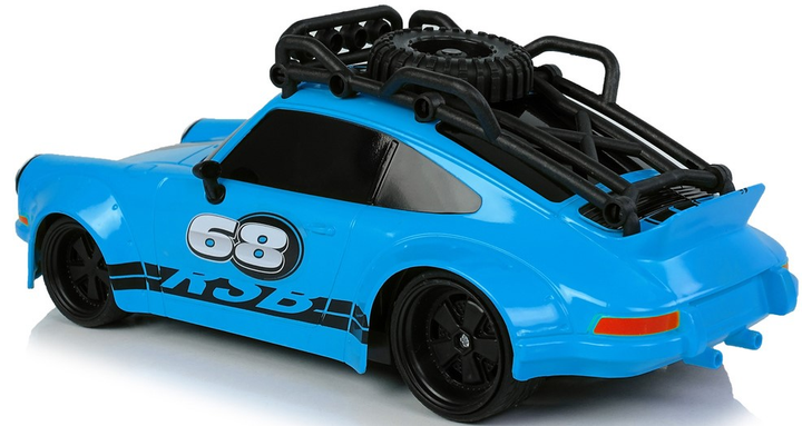 Спортивний автомобіль на радіокеруванні LEAN Toys із запасним колесом 1:18 Синій (5904665991213) - зображення 6