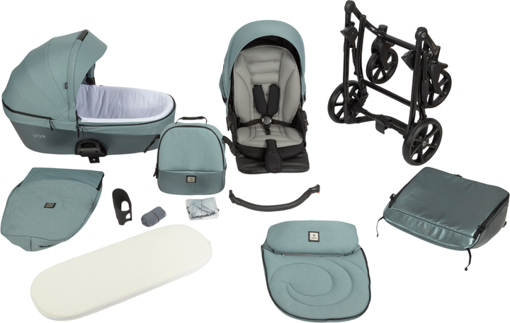 Коляска универсальная TUTIS VIVA5 Essential Turquoise (1452063) - изображение 18