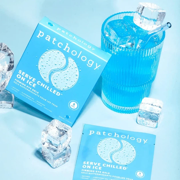 Охлаждающие и укрепляющие гидрогелевые патчи под глаза Patchology Serve Chilled On Ice Firming Eye Gels 30 шт - изображение 2