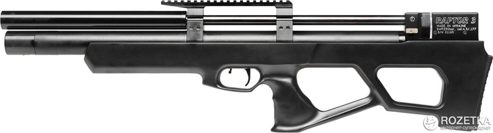 Пневматическая винтовка Raptor Standart Plus PCP Black (3993.00.13 R3S+bl) - изображение 1