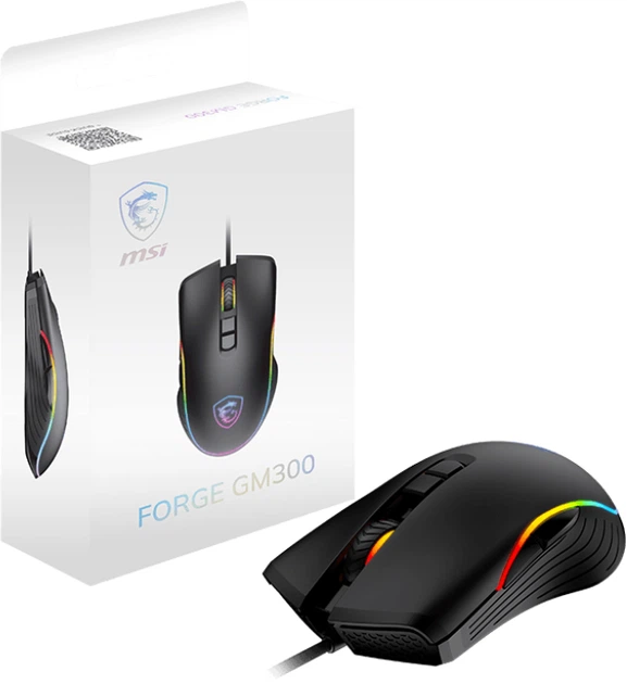 Миша MSI FORGE GM300 USB Black (S12-0402300-HH9) - зображення 5