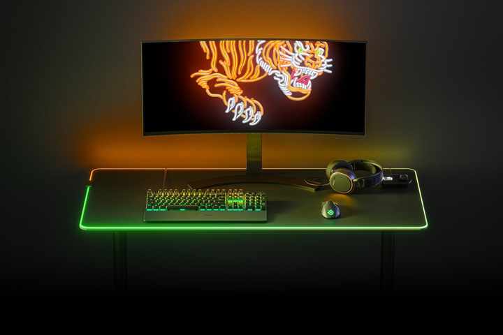Игровая поверхность SteelSeries QcK Prism Cloth ETAIL RGB 3XL Black (SS63512) - изображение 6