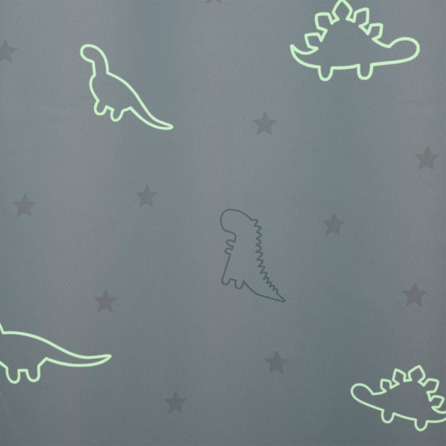 Zasłona do pokoju dziecięcego Atmosphera For Kids Fosforyzująca na przelotkach Dinozaur 140 x 250 cm (3560238325261) - obraz 3