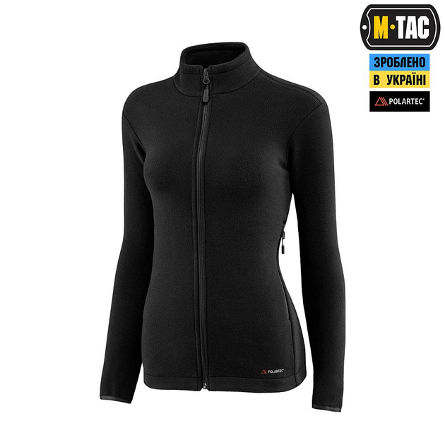 Тактична флісова кофта M-Tac Nord Fleece Polartec Lady, розмір XL, колір Чорний - зображення 1