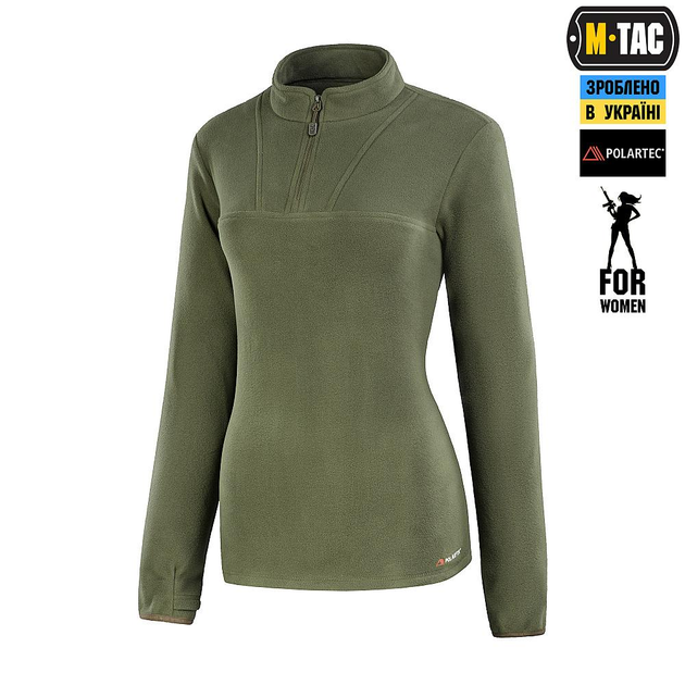 Тактична флісова кофта M-Tac кофта Delta Polartec Lady, розмір XL, колір Army Olive - изображение 1