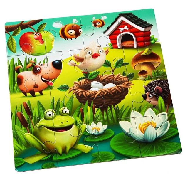 Пазлі 3в1 Puzzlika "Улюблені тварини" / Puzzles 3 in 1 "Favorite animals" 50шт. (12985) Великий набір - Фото 2 Пазлі 3в1 Puzzlika "Улюблені тварини" / Puzzles 3 in 1 "Favorite animals" 50шт. (12985) Великий набір - зображення 2