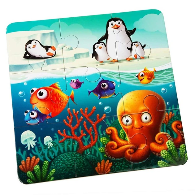 Пазлі 3в1 Puzzlika "Улюблені тварини" / Puzzles 3 in 1 "Favorite animals" 50шт. (12985) Великий набір - Фото 3 Пазлі 3в1 Puzzlika "Улюблені тварини" / Puzzles 3 in 1 "Favorite animals" 50шт. (12985) Великий набір - зображення 3