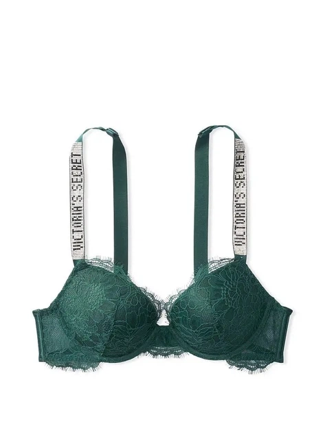 Бюстгальтер Victoria's Secret Embellished Very Sexy 36C Смарагдовий (26314193) - Фото 3 Бюстгальтер Victoria's Secret Embellished Very Sexy 36C Смарагдовий (26314193) - зображення 3