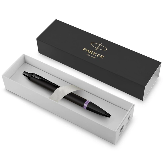 Ручка кулькова Parker IM 17 Professionals Vibrant Rings Amethyst Purple BT BP 27 232 - зображення 5