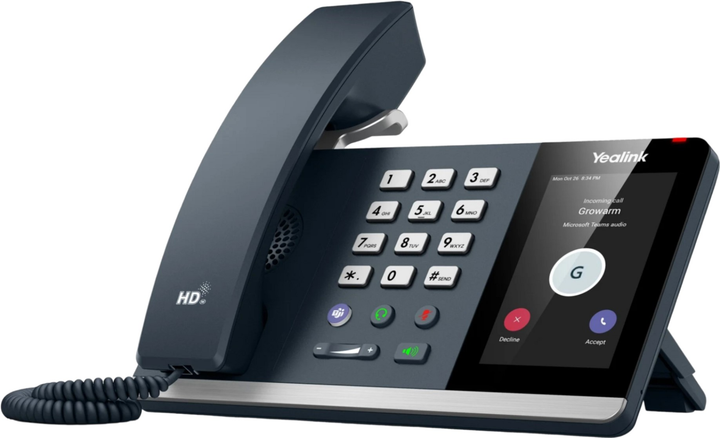 Telefon IP Yealink MP54 E2 Microsoft Teams Edition Classic Grey (1301215) - obraz 4
