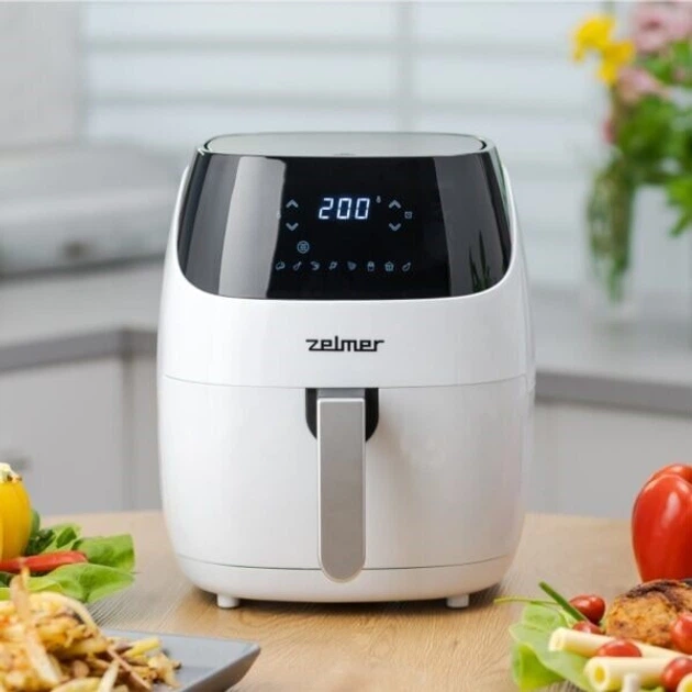 Мультипечь аэрофритюрница для приготовления без жира ZELMER ZAF 5501W - изображение 7