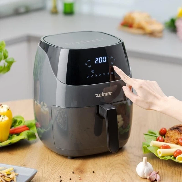 Мультипечь аэрофритюрница для приготовления без жира ZELMER ZAF 5502G - изображение 8