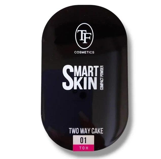 Пудра для лица компактная Triumf Smart Skin СТР 23 светлый беж №1 - изображение 2