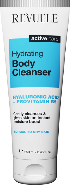 Акція на Очищувальний засіб для тіла REVUELE Hydrating Body Cleanser Hyaluronic Acid + Provitamin B5 Зволожувальний 250 мл від Rozetka