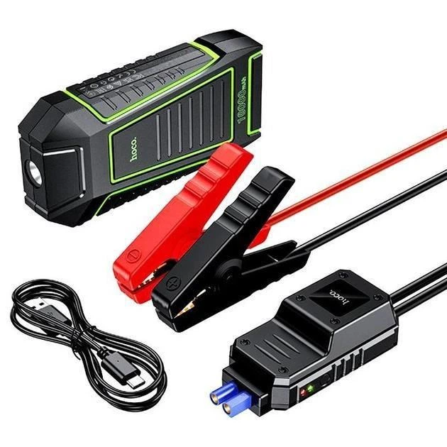 Портативное пусковое устройство для автомобиля Сar Jump Starter Джамп Стартер Hoco QS1 Spring - Фото 2 Портативное пусковое устройство для автомобиля Сar Jump Starter Джамп Стартер Hoco QS1 Spring - изображение 2