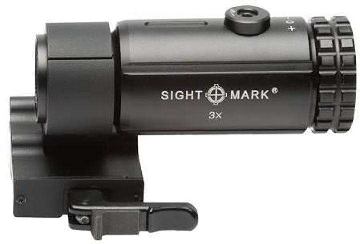 Увеличитель Sightmark T-3 Magnifier 3x быстросъемный совместимый с EOTech и Aimpoint - изображение 1