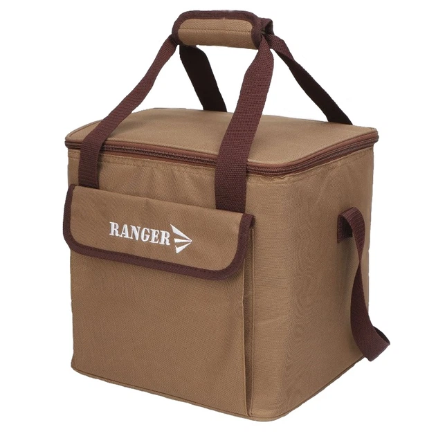 Сумка холодильник термосумка Ranger RA9953 15L Нейлон 600D Brown - Фото 7 Сумка холодильник термосумка Ranger RA9953 15L Нейлон 600D Brown - зображення 7