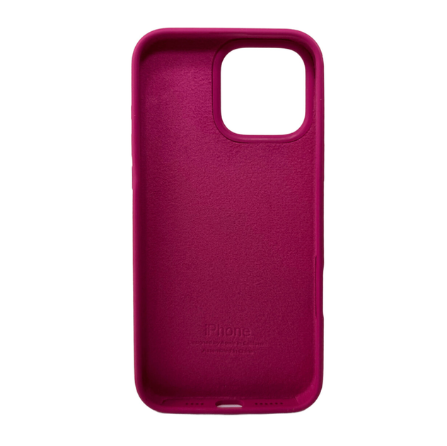 Захисний чохол-накладка Silicone Full Case AA Open Cam для Apple iPhone 16 Pro Max Dragon Fruit (FullOpeAAi16PM-32) - зображення 2