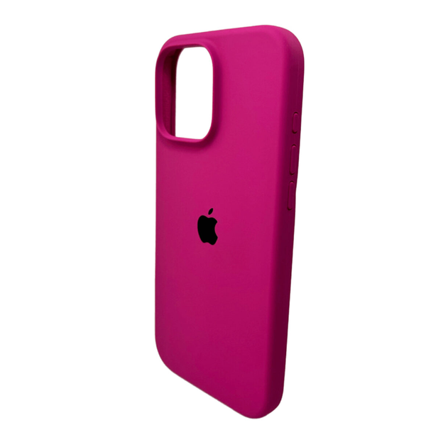 Захисний чохол-накладка Silicone Full Case AA Open Cam для Apple iPhone 16 Pro Max Dragon Fruit (FullOpeAAi16PM-32) - зображення 3