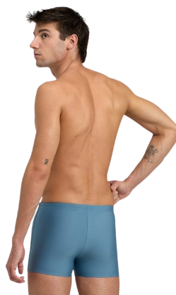 Мужские плавки для плавания в бассейне Arena Zip Swim Short (006159-550) серый 90 - изображение 12