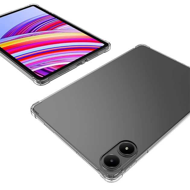 Прозрачный чехол Silicone Case для Xiaomi Poco Pad - изображение 2