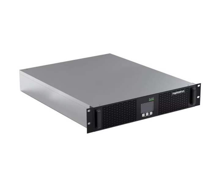 ДБЖ Marsriva MR-US1KRT, 1кВА/1кВт, RM, Smart Online UPS, 1kVA, 2*12V/9Ah - изображение 2