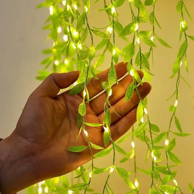 Гирлянда 200 Led зеленая ива теплый белый SF-56 - изображение 2