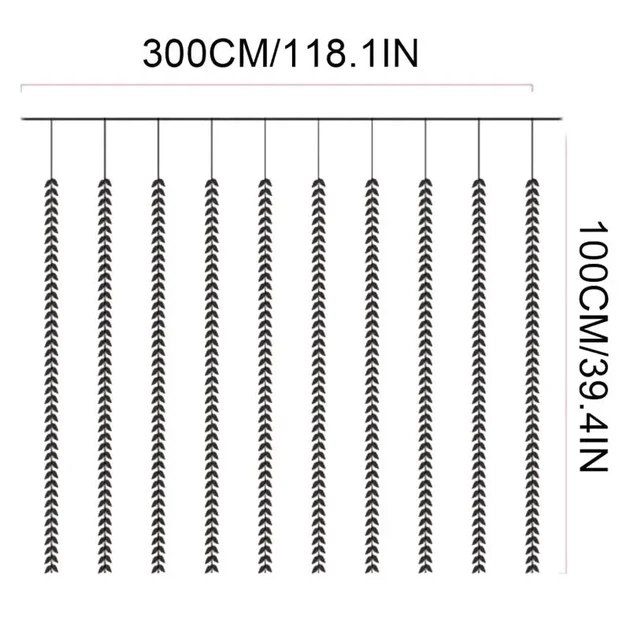 Гирлянда 200 Led зеленая ива теплый белый SF-56 - изображение 8
