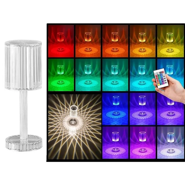 Декоративний LED світильник Crystal Light з пультом ДУ - зображення 2