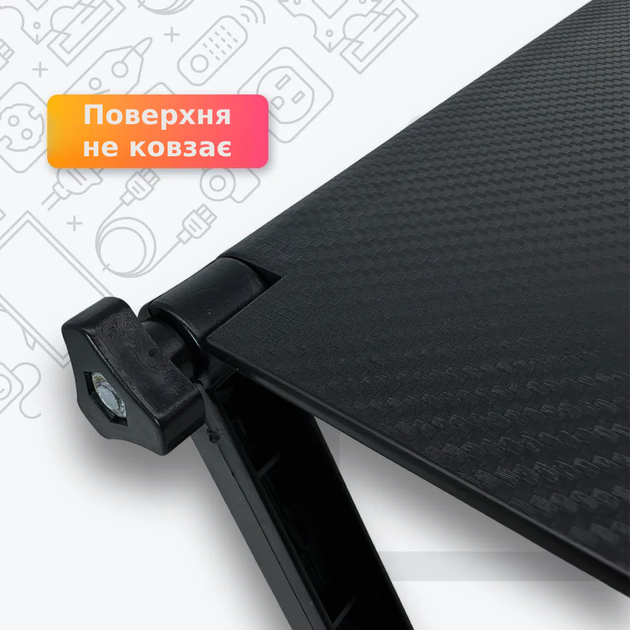 Полка на телевизор регулируемая универсальная подставка держатель для приставки или роутера на монитор - Фото 4 Полка на телевизор регулируемая универсальная подставка держатель для приставки или роутера на монитор - изображение 4