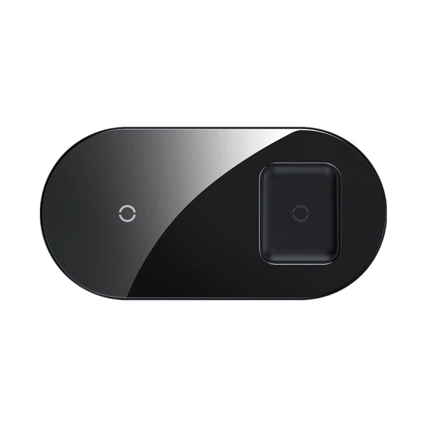 Беспроводное зарядное устройство Baseus Simple 2in1 18W Black, чёрный - изображение 3